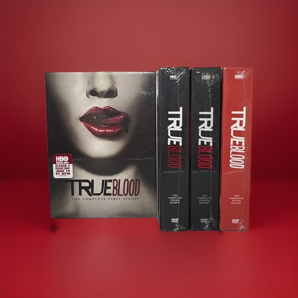 HBO True Blood DVD Complete (Seasons 1, 3, 4, 5) SEALED New